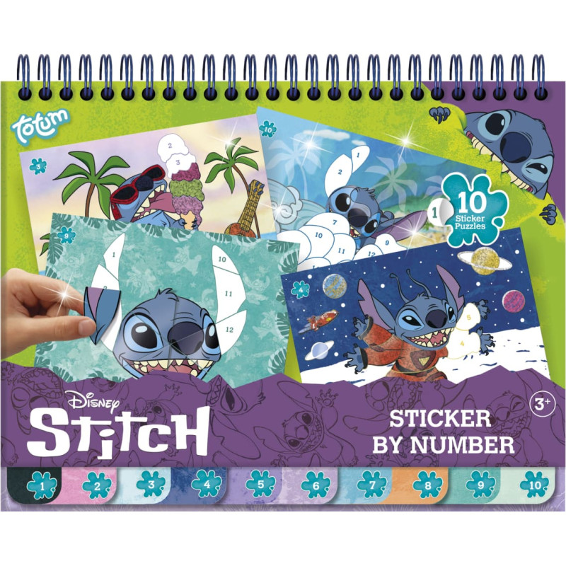 Totum DISNEY STITCH creativity set Sticker by number pad, 700123