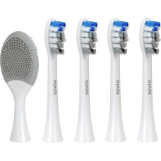 Lovio LVTB124WH-HM SonicProtect PRO Toothbrush Heads Medium White