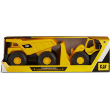 CAT construction fleet, 2 pack - dump truck & wheel loader, 82046