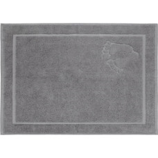 BATH MAT FOOTPRINTS 50X70 TERRY COTTON.650 G. GREY