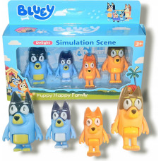 Набор фигурок Bluey, 4 штуки