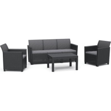 Keter Комплект садовой мебели Claire 5 Seater Set со столом Orlando серый