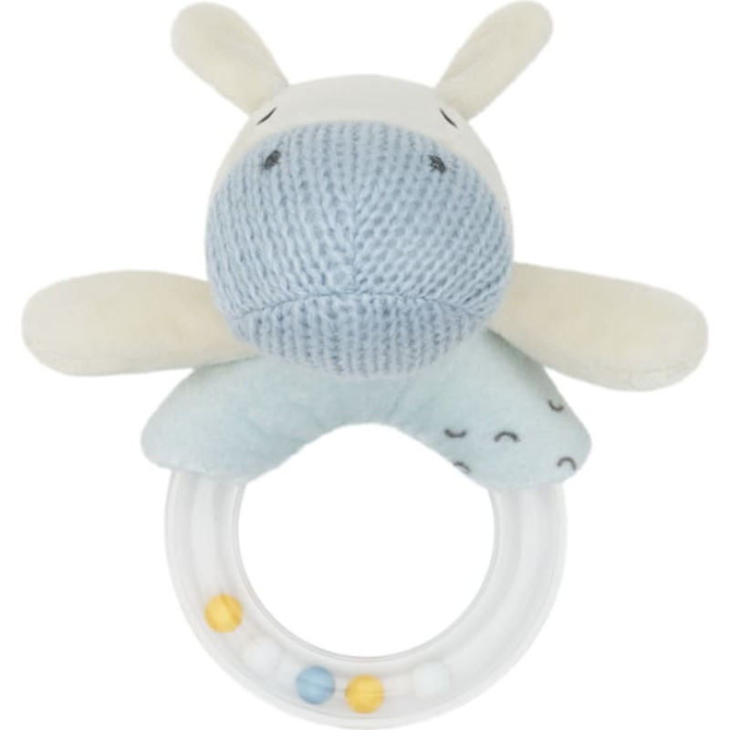 Plush rattle toy Stripy Friends