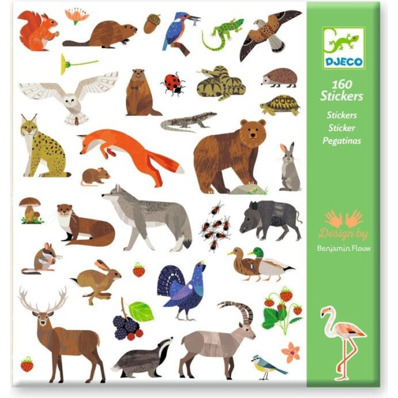 Djeco Наклейки - Фауна