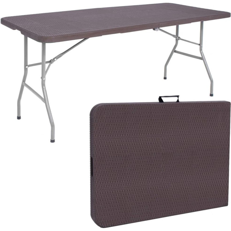 Springos Стол складной Springos GF0055 180см коричневый