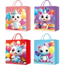 TORBA NA PREZENTY URODZINOWE KOTKI L