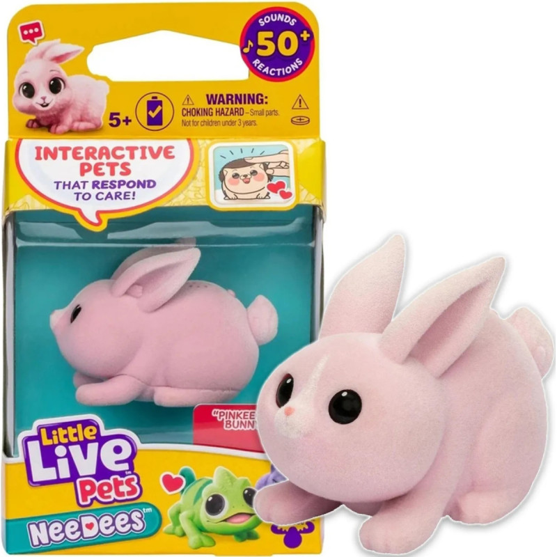 Moose Little Live Pets NeeDees Pinkee 26653