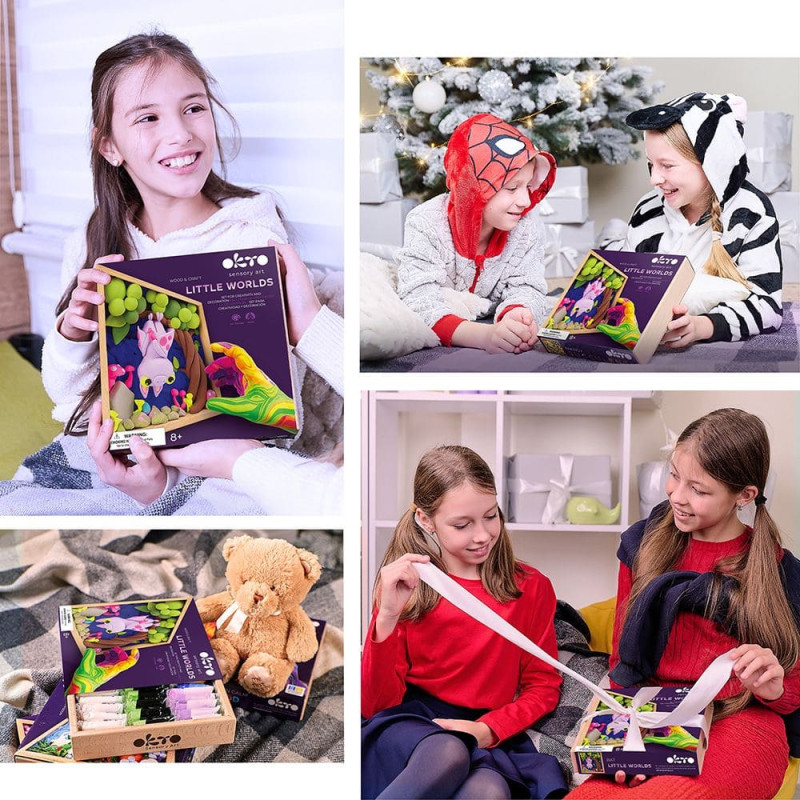 Okto Набор для креатива Air Clay комплект для лепки -  Little Worlds Bat