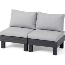 Keter Садовый диван двухместный Elements 2 Seater серый/светло-серый