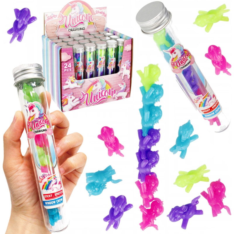 JEDNOROŻCE ŻELOWE SCHODZĄCE PO SZYBIE