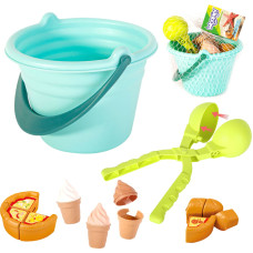 Woopie Набор для песка 2-в-1 – мороженое и фабрика снежков, 15 предметов