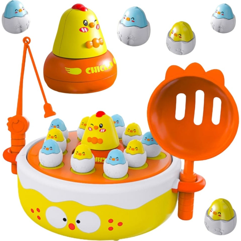 Woopie Gra Zręcznościowa Łowienie Kurczaczk&oacute;w 2w1 Katapulta