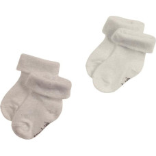 Noppies Unisex Socks 2pck Kai Taupe Melange