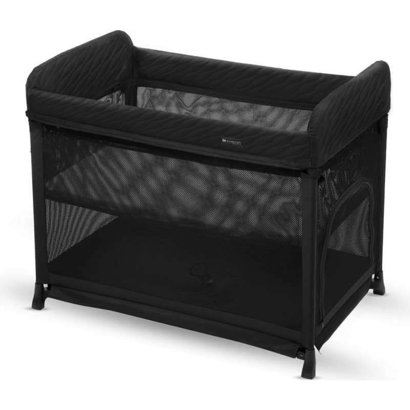 Kinderkraft travel baby cot MOON DREAM, black, KLMODR00BLK3000