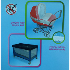 Topgal Bambino TOPGAL 210767 Moskitiera do ł&oacute;żeczka turystycznego czarna