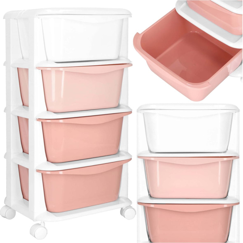 Springos Мобильная тумба на колёсах с 4 ящиками Springos HA0212