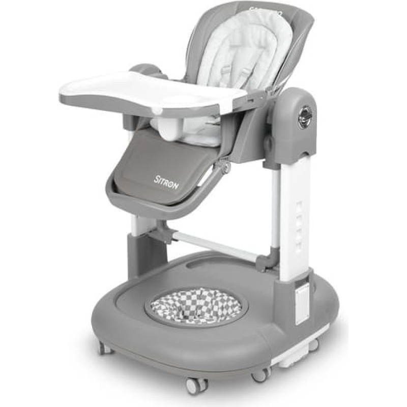 Caretero Стульчик для кормления SITRON, серый