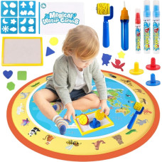 Woopie Magiczna Mata Wodna do Malowania Okrągła ZOO 23 el.