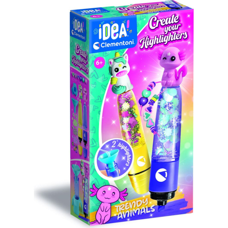 Clementoni IDEA mini marker making set Axolotl and Unicorn, 18874