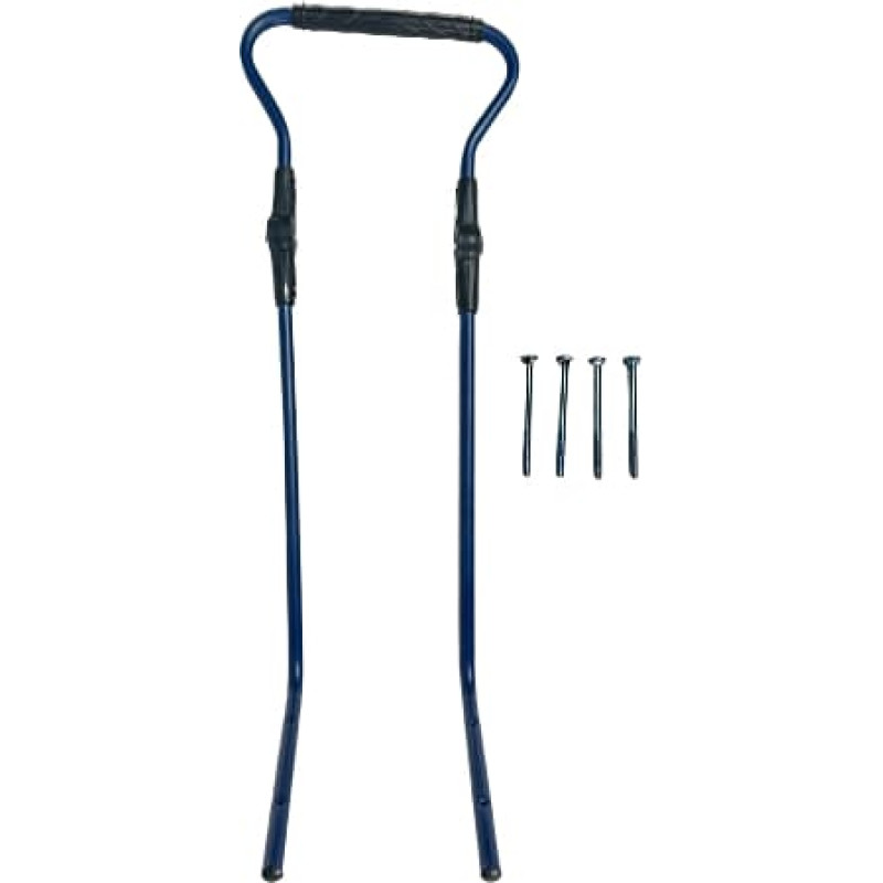 Adbor Регулируемая ручка для толкания санок, синий