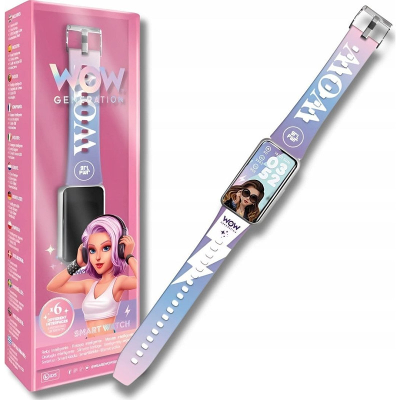 Kids Euroswan - Akcesoria Licencyjne SMARTBAND WATCH WOW GENERATION