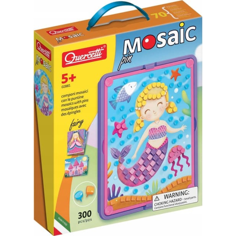 Quercetti Mosaic Pin Фея 5+ г.