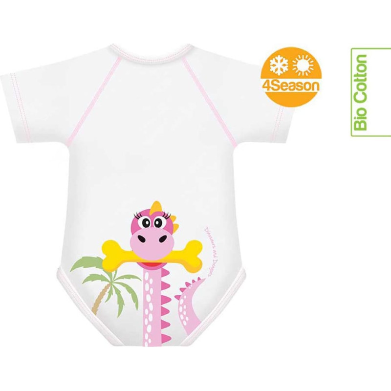 Growing body Bio Cotton 4Season 0-36m dinosaur