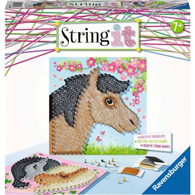 Ravensburger Рукоделие &ndash; String it Миди: Лошади, 7+