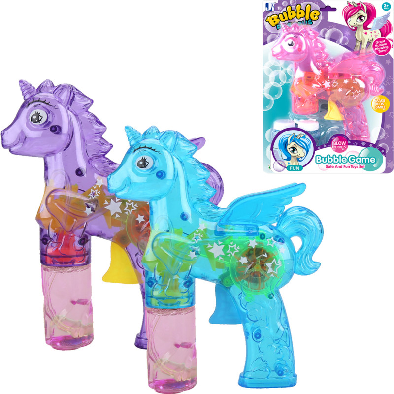 PISTOLET NA BAŃKI JEDNOROŻEC ŚWIECĄCY