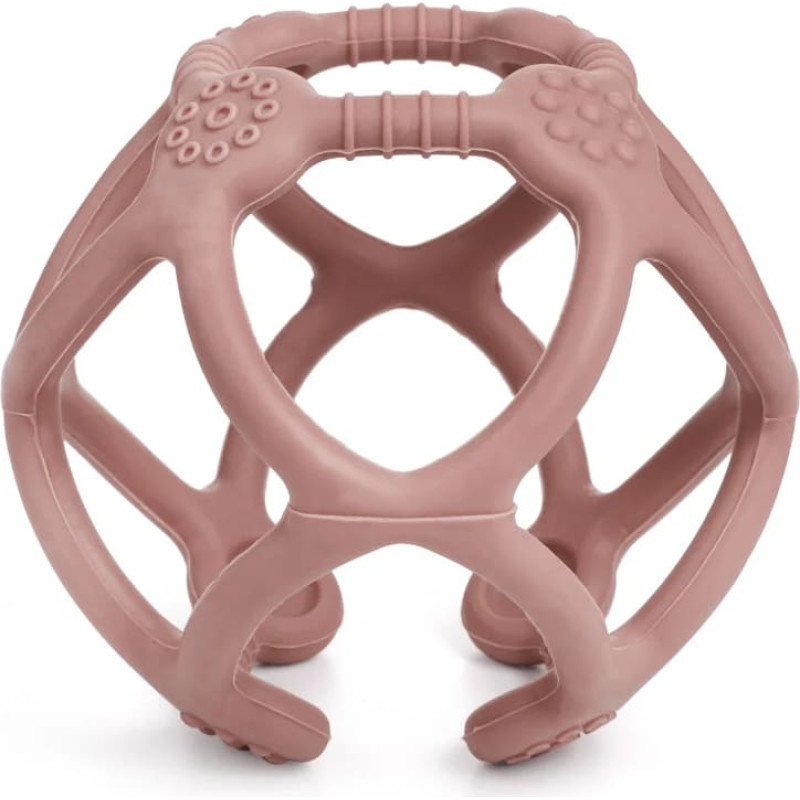 Haakaa Haaka zobgrauznis Silicone Teething Ball - Blush