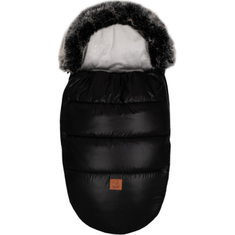 Minikid Guļammaiss FLUFFY black (40)