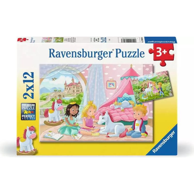 Ravensburger Пазл 2x12 элементов Королевская дружба