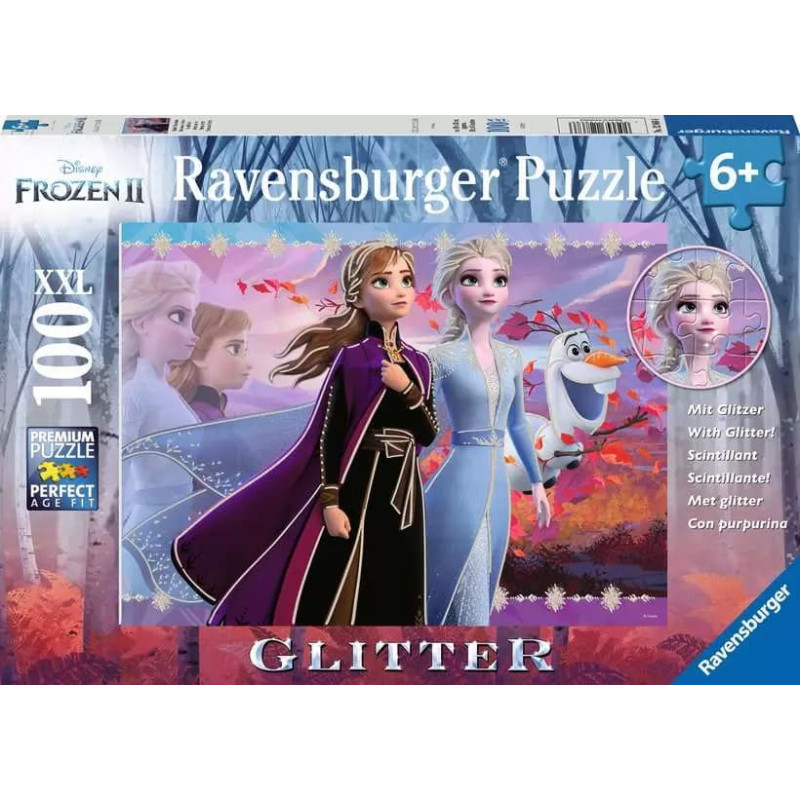 Ravensburger Пазл 100 элементов Дисней Холодное сердце 2 с блёстками
