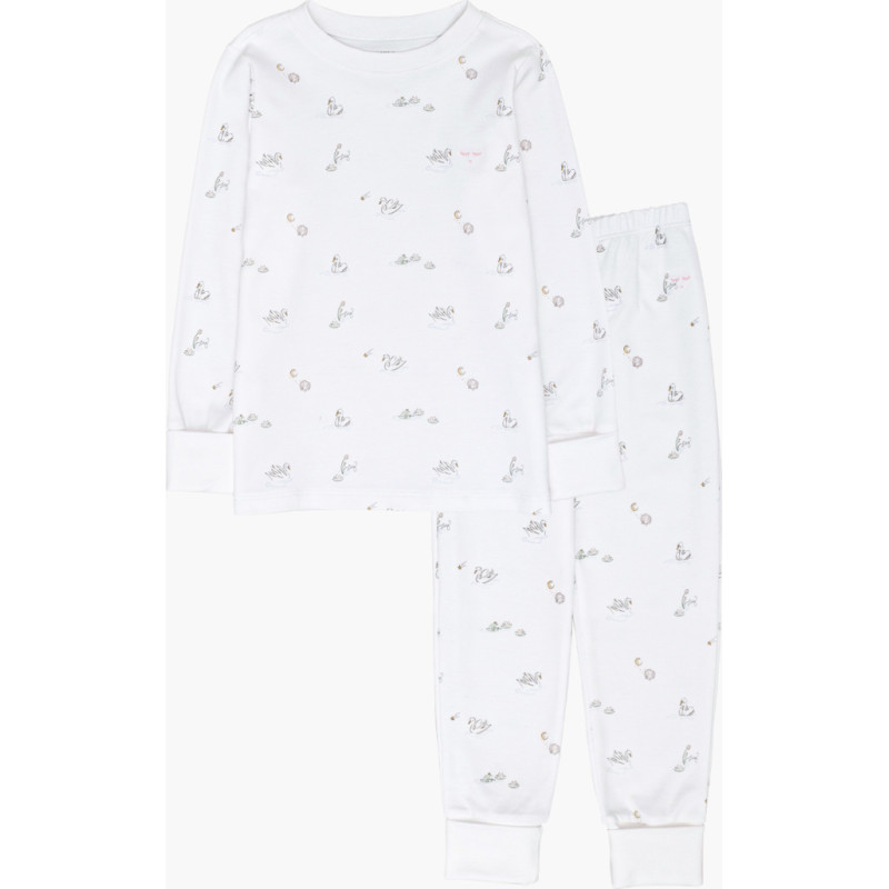 Livly Clothing Livly Komplekts Swans 2 Piece Set White