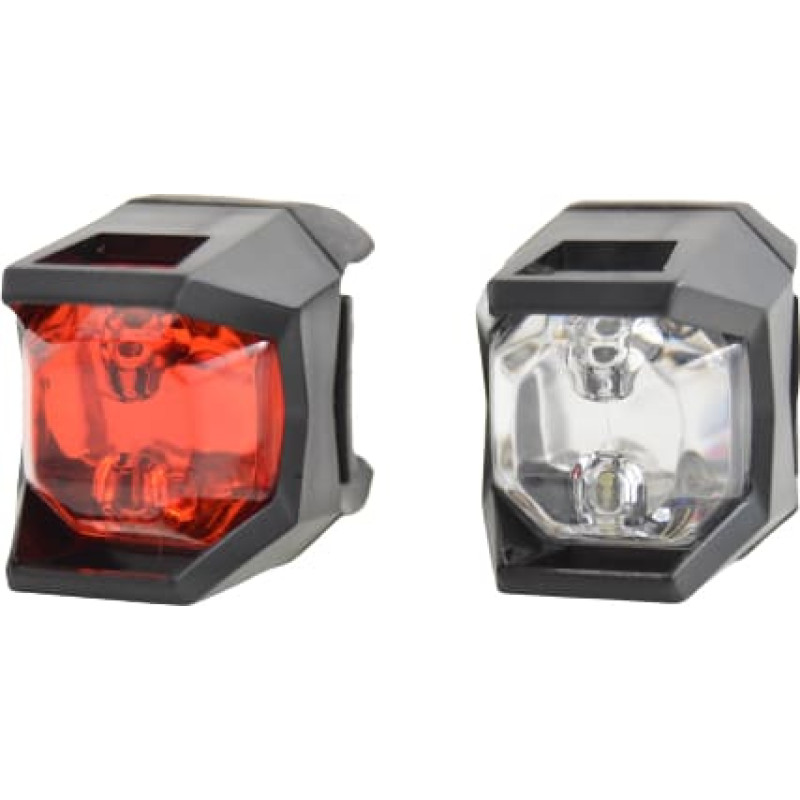 Bottari Набор из переднего и заднего фонаря "ECLIPSE", черный