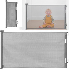 Springos Защитный барьер для лестниц 80 см, рольставни для дверей, защитные, серые