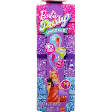 Barbie® Party Unboxed Reveal Glamuuripeo nukk punases kleidis