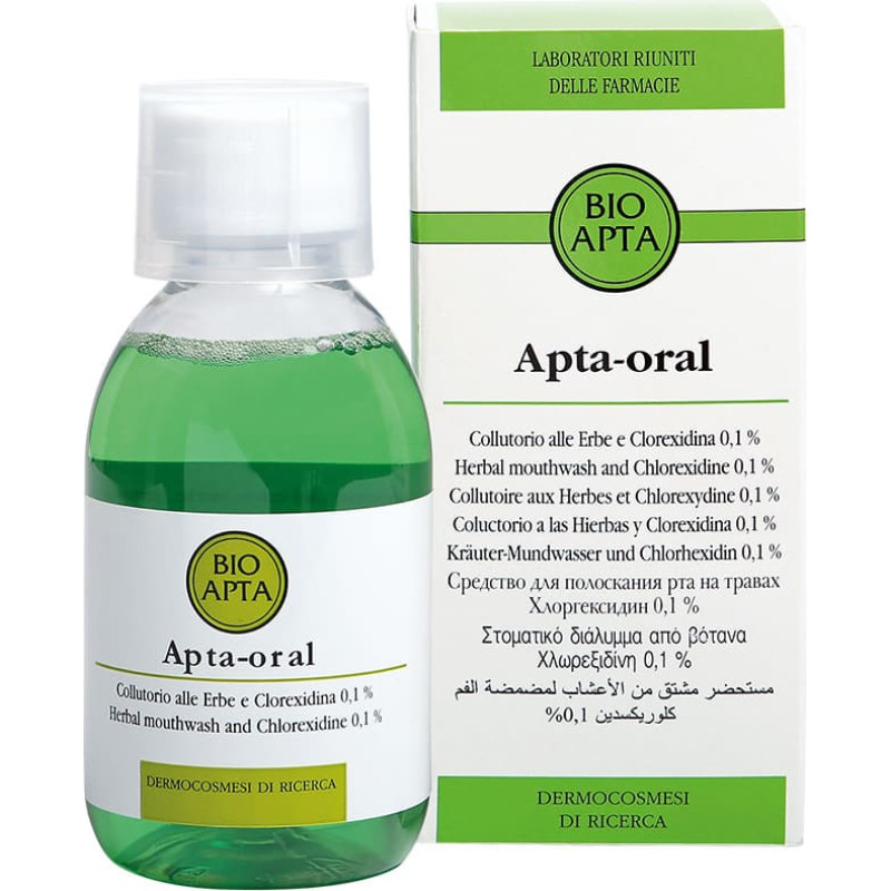 Bioapta Aptaoral Verde (ополаскиватель с растительными экстрактами и хлоргексидином 0,1%) 200 мл