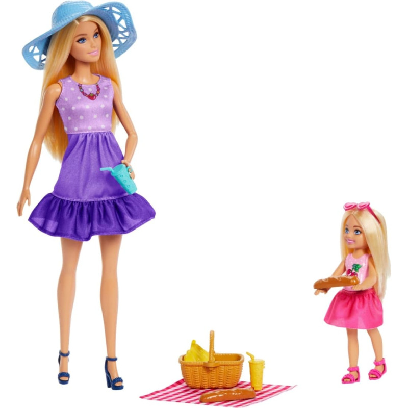 Barbie® Malibu & Chelsea pikniku komplekt