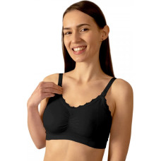 Babyono B.O 585/34 Biustonosz do karmienia D75-80 czarny