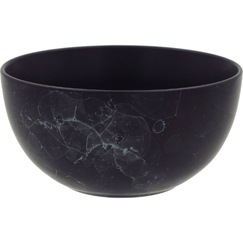 Newill Чаша 600 мл, диаметр 14 см, черный мрамор.