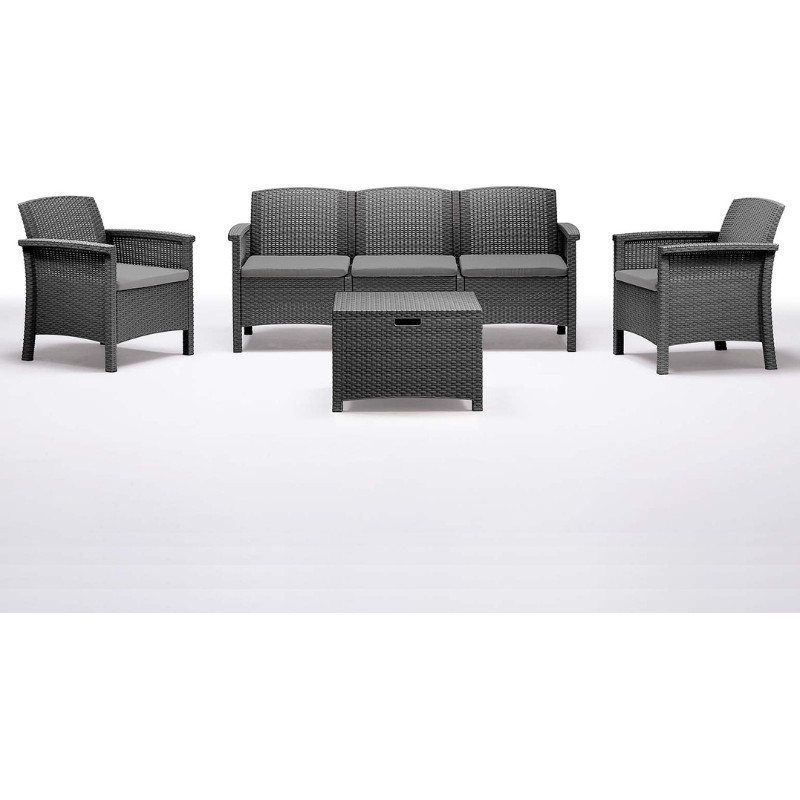 Bica Комплект садовой мебели Set Venezia 3 серый