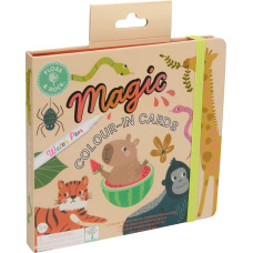 Floss & Rock Magic Colour Changing Water Cards, Jungle