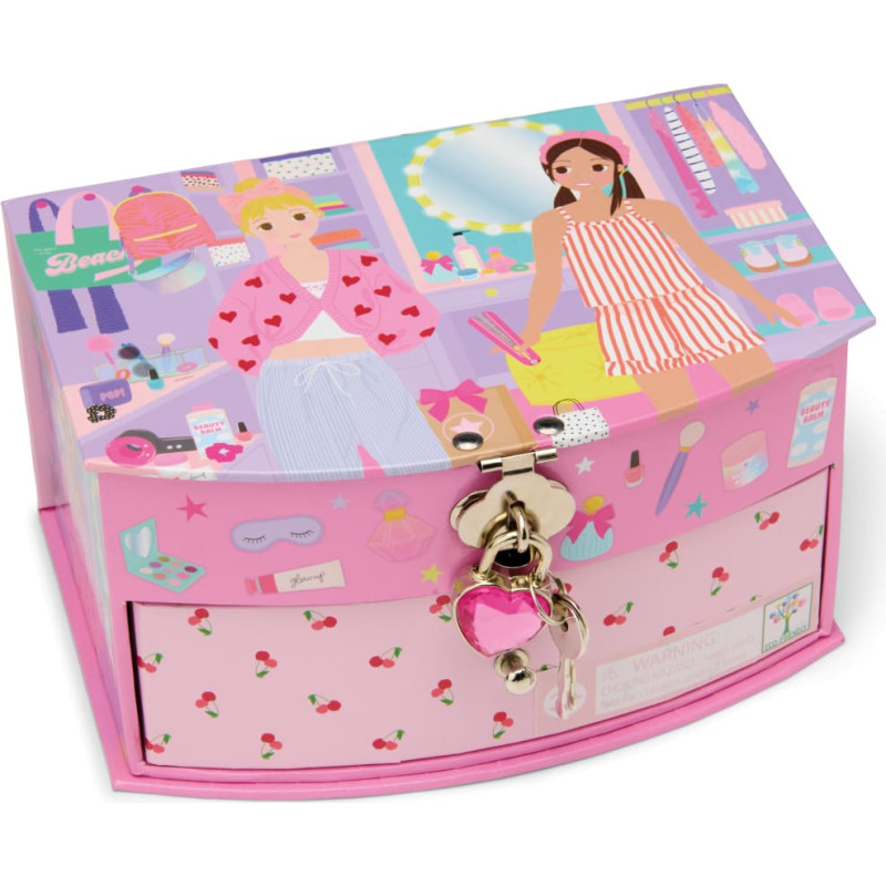 Floss & Rock Lockable Jewellery Box, Glam Lab
