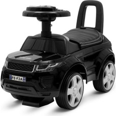 Детский автомобиль-каталка Baby Mix — 57177 — SUV Prime — кожаное сиденье — резиновые колёса — чёрный