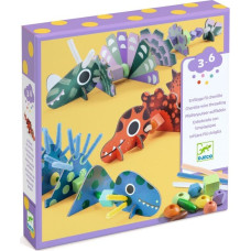 Djeco Нанизывание с пушистыми проволочками - Страшные динозавры