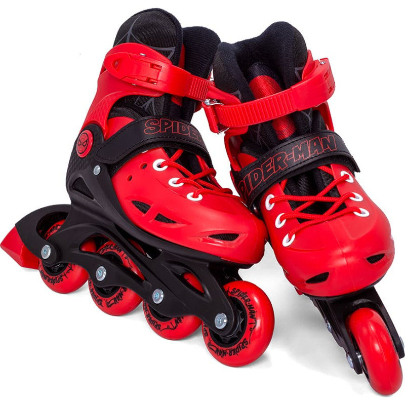 INLINE HARD BOOT ROLLER SKATES - SPIDER-MAN - SIZE 34-37