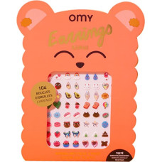 OMY Наклейки-серьги для детей KAWAII, 104 шт.