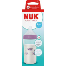 NUK 10216324 NUK Perfect Match бутылочка 260ML PP SI M HIPPO