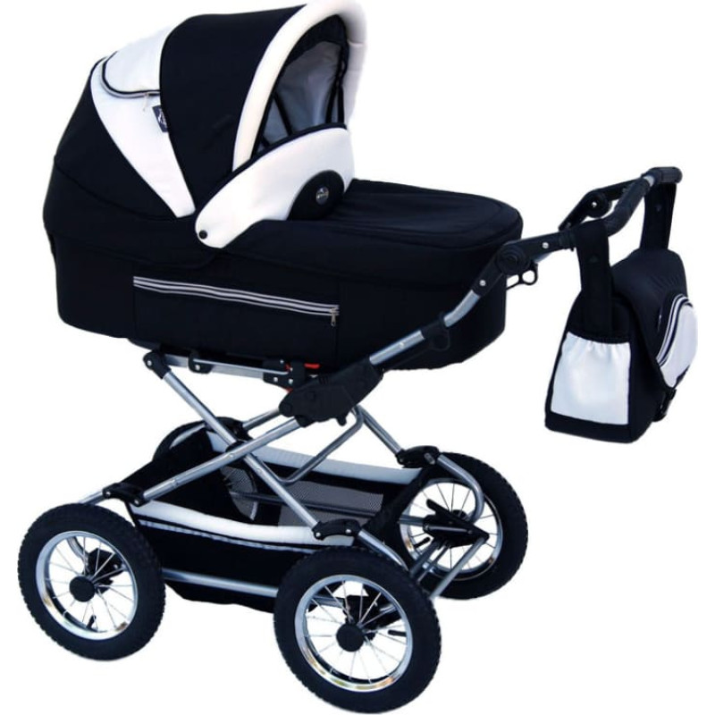 Baby Fashion FANARI Универсальная коляска 2в1, 103 black+white